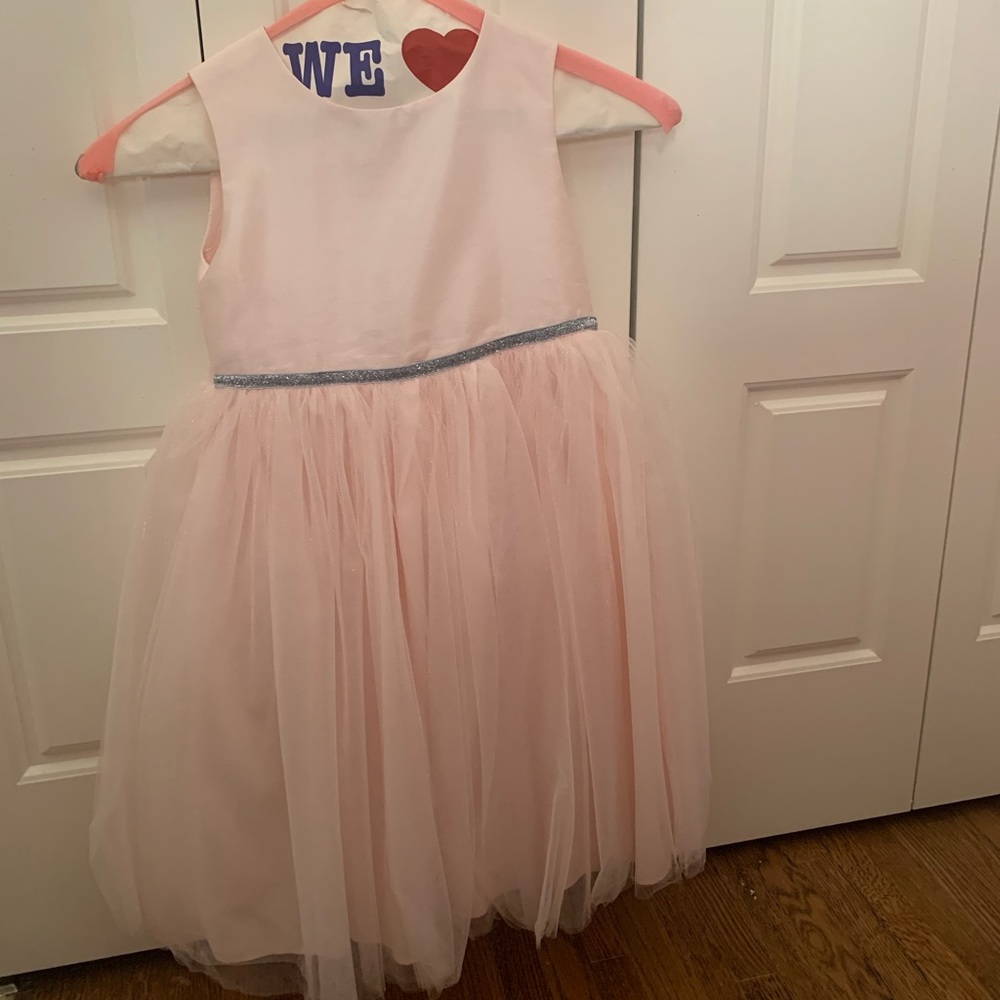 Pippa & Julie blush pink party dress size 5.